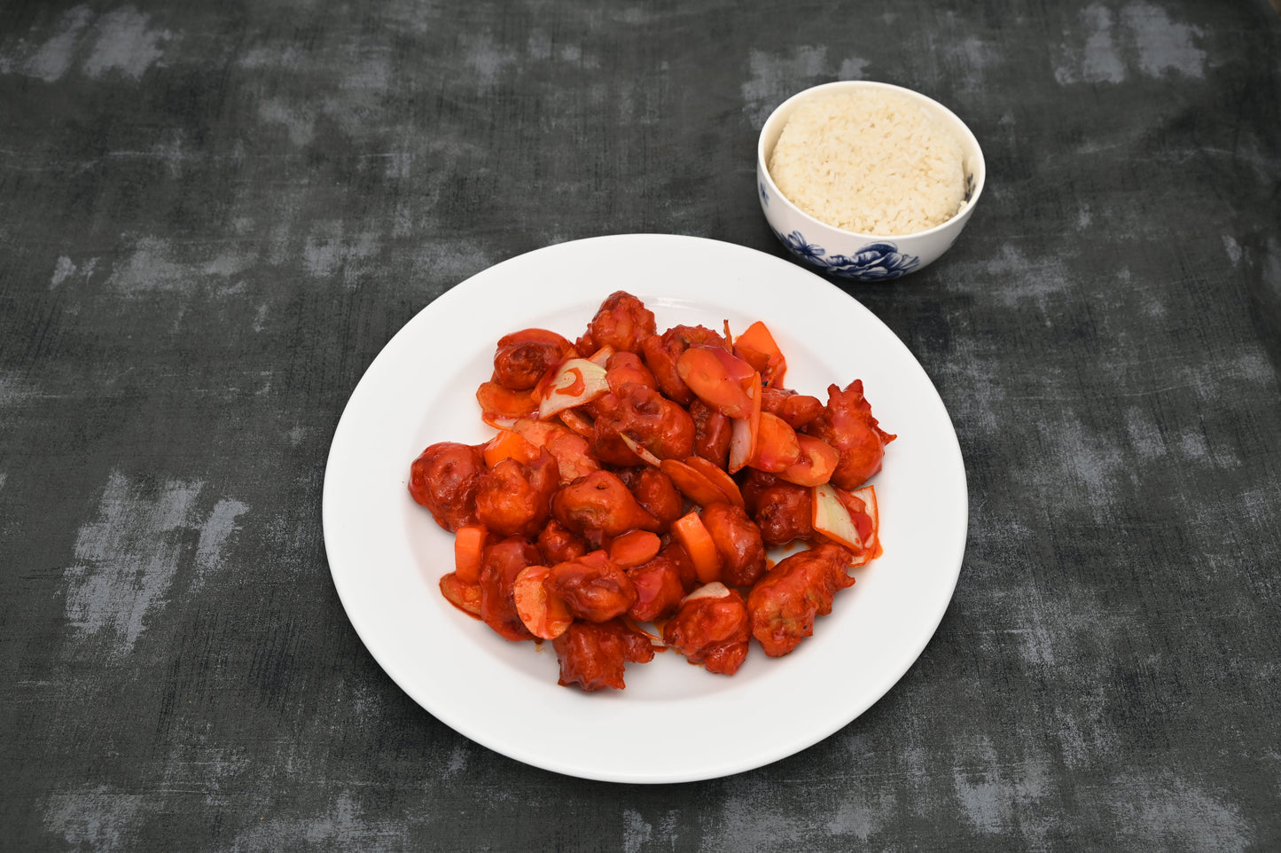 Sweet Sour Pork with Rice