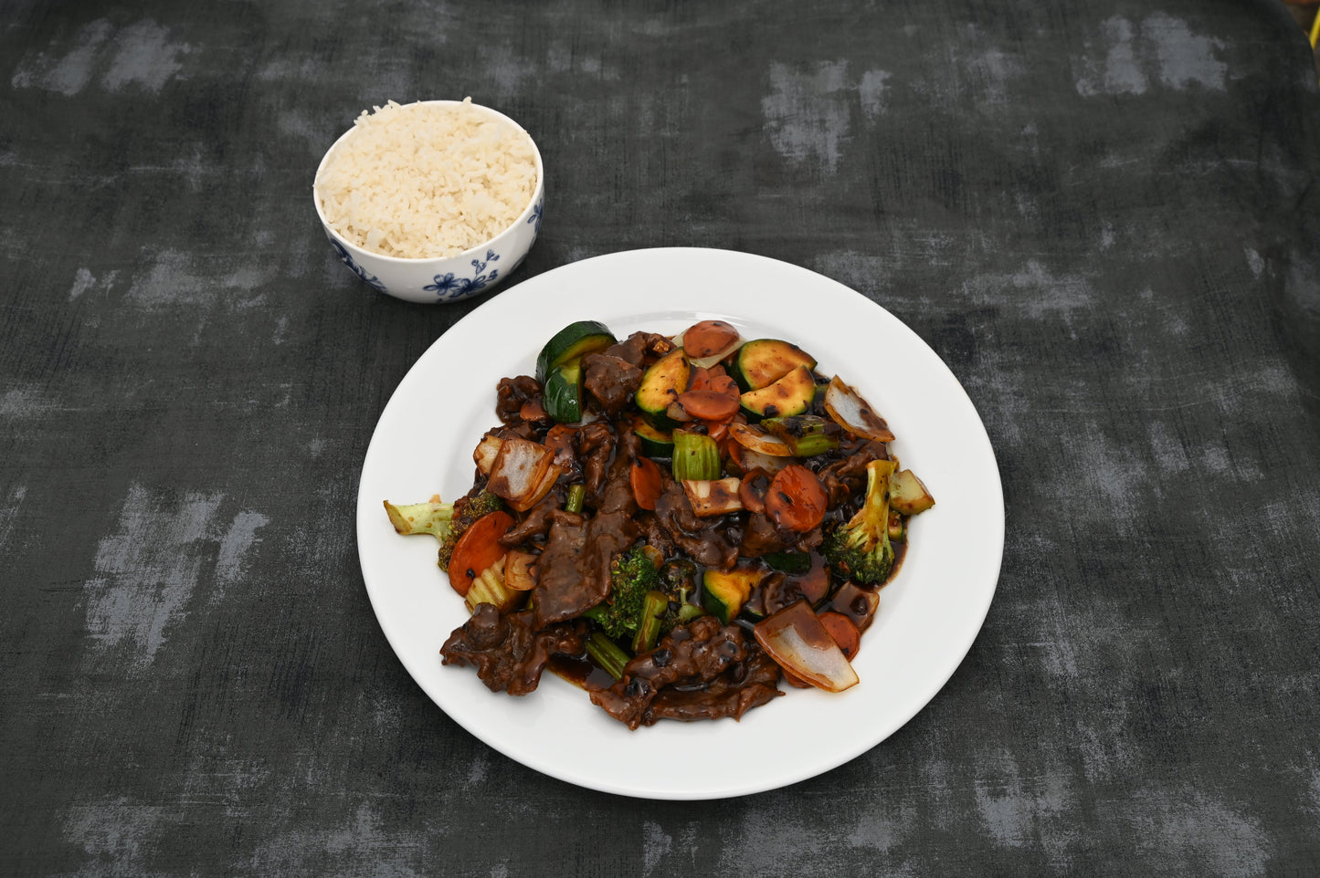 Mongolian Beef with Rice