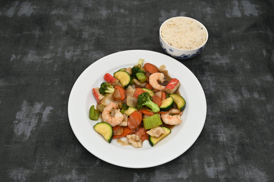 Seafood Combination with Rice